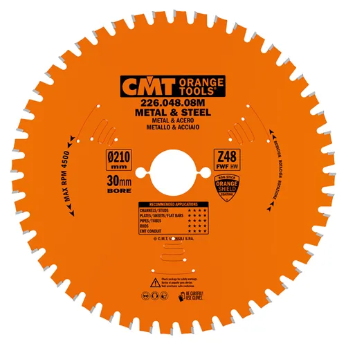 CMT Industrial Pílový kotúč na železo - D355x2,2 d25,4 Z72 HW