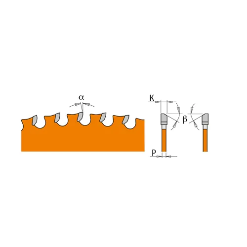 CMT Industrial Pílový kotúč na železo - D355x2,2 d25,4 Z90 HW