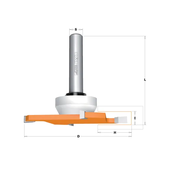 CMT C922 Tanierová drážkovacia fréza na CORIAN - D92x6,35 H27,3 S=12 HM C92203311B