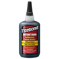 Titebond Instant Medium Jet Black Rýchloschnúce lepidlo - 59ml