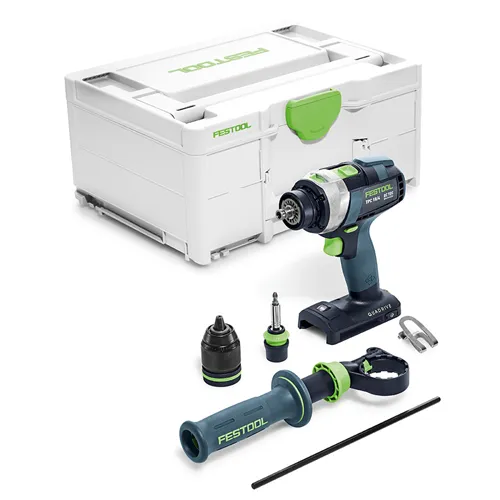 Festool Akumulátorový skrutkovač s príklepom TPC 18/4 I-Basic QUADRIVE