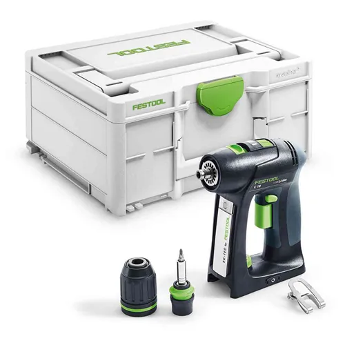 Festool Akumulátorové vŕtacie skrutkovače C 18-Basic