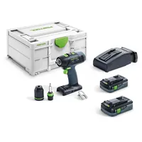 Festool Akumulátorové vŕtacie skrutkovače T 18+3 HPC 4,0 I-Plus