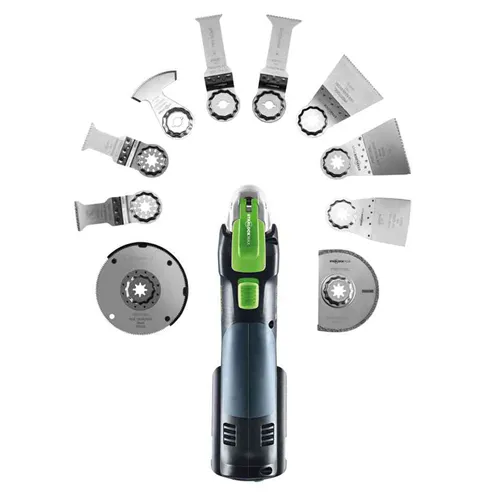 Festool Akumulátorový oscilátor OSC 18 E-Basic-Set VECTURO