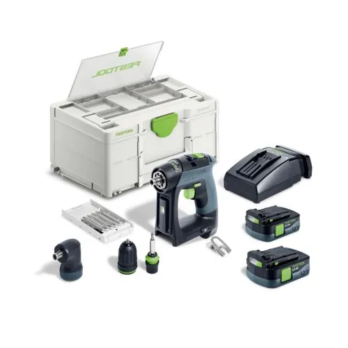 Festool Akumulátorový vŕtací skrutkovač CXS 12 2,5-Set