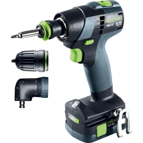 Festool Akumulátorový vŕtací skrutkovač TXS 12 2,5-Set