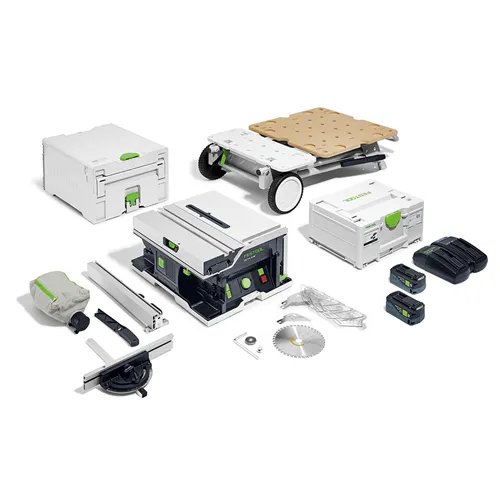 Festool Akumulátorová stolová okružná píla CSC SYS 50 EBI-Set