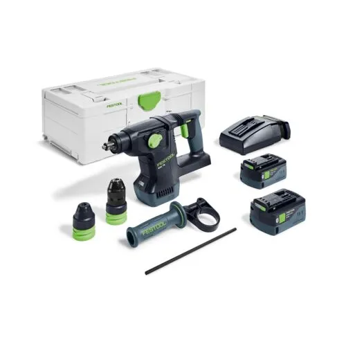 Festool Akumulátorové kombinované vŕtacie kladivo KHC 18 5,0 EBI-Plus