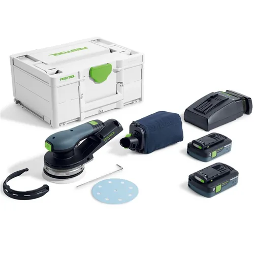 Festool Akumulátorová excentrická brúska ETSC 2 125 4,0 I-Plus