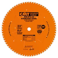 CMT XTreme Pílový kotúč na nehrdzavejúcu oceľ - D254x2,2 d15,8 Z72 HW