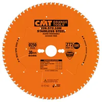 CMT XTreme Pílový kotúč na nehrdzavejúcu oceľ - D250x2,2 d30 Z72 HW