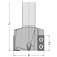 Zrovnávacia a falcovacia fréza 1208 Z2+2 - D35 L90 S=25x55mm