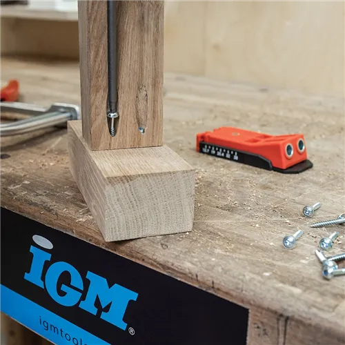 IGM Pocket Hole Skrutky - 4x32mm, jemný závit, talířová hlava, 300 ks