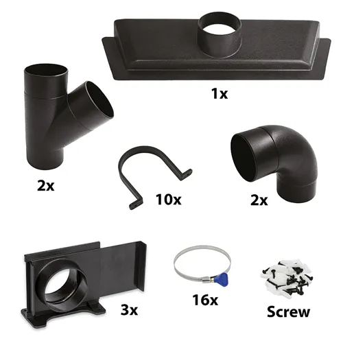 IGM Basic Sada príslušenstva pre odsávanie 100mm (Rozbalený)