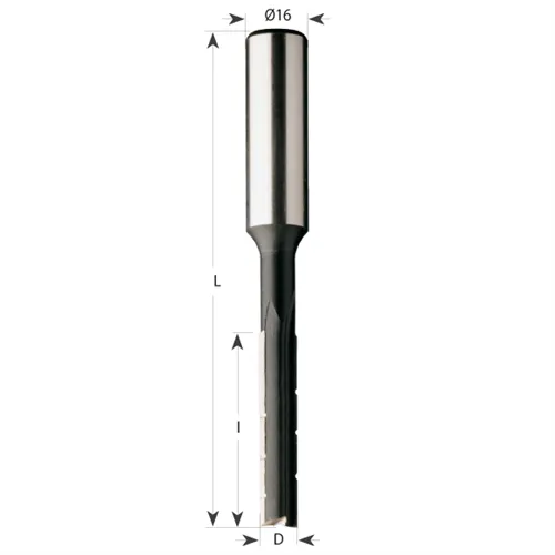 IGM F370 Dlabací vrták s lámačmi triesok, D24x125 L180 S=16x50 P (Tovar bol použitý)