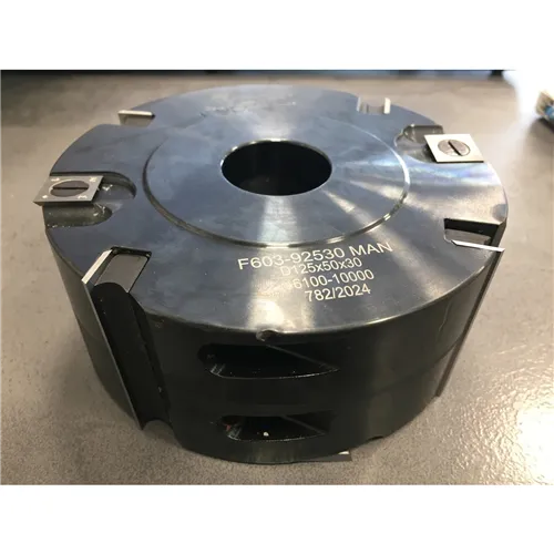 IGM F603 Falcovacia fréza šikmé zuby MAN, D125x50 d30 Z4 V4 OCEĽ (Rozbalený)