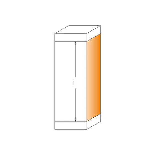 IGM F043 Orezávacia žiletková fréza se 2 ložisky, D19x30 L90 S=8 HW (Tovar bol použitý)