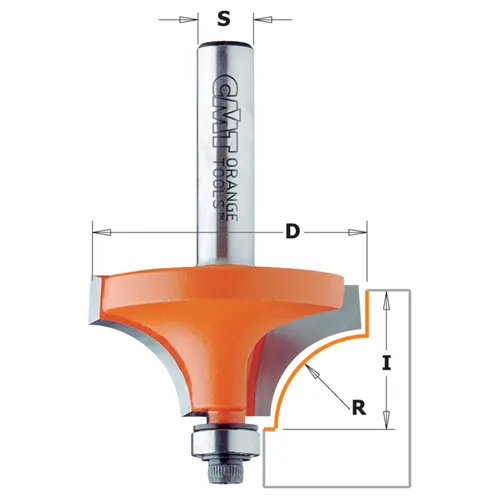 CMT C939 Zaoblovacia fréza vydutá, R1,6 D15,9x12,7 S=8 HW (Rozbalený)