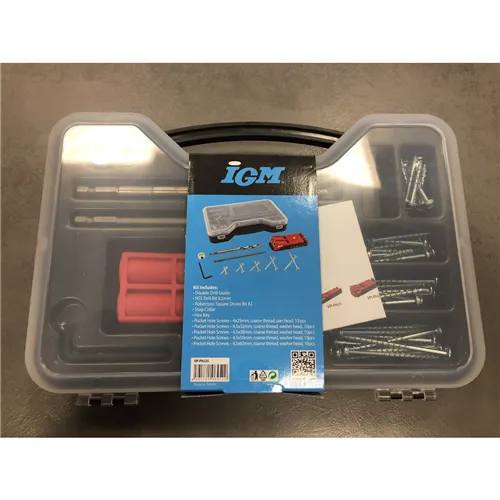 IGM Pocket Hole Zvŕtavací prípravok Double, sada (Tovar bol použitý)