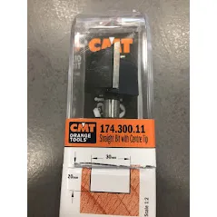 CMT C174 Drážkovacia fréza so zavrtávacím zubom, D30x20 L70 S=8 HW (Rozbalený)