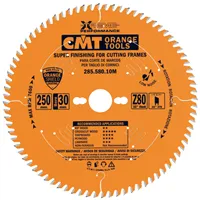 CMT Orange Chrome Pílový kotúč na profilové lišty - D250x3,0 d30 Z80 HW (Tovar bol použitý)
