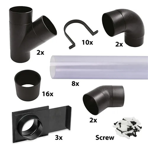IGM PRO Sada príslušenstva pre odsávanie 100mm (Tovar bol použitý)