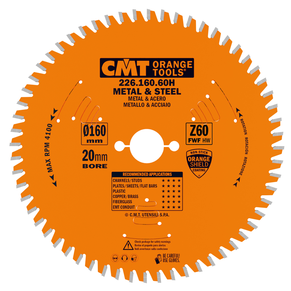CMT Orange Industrial Pilový kotouč na železo - D216x2,2 d30 Z64 HW 226.216.64M