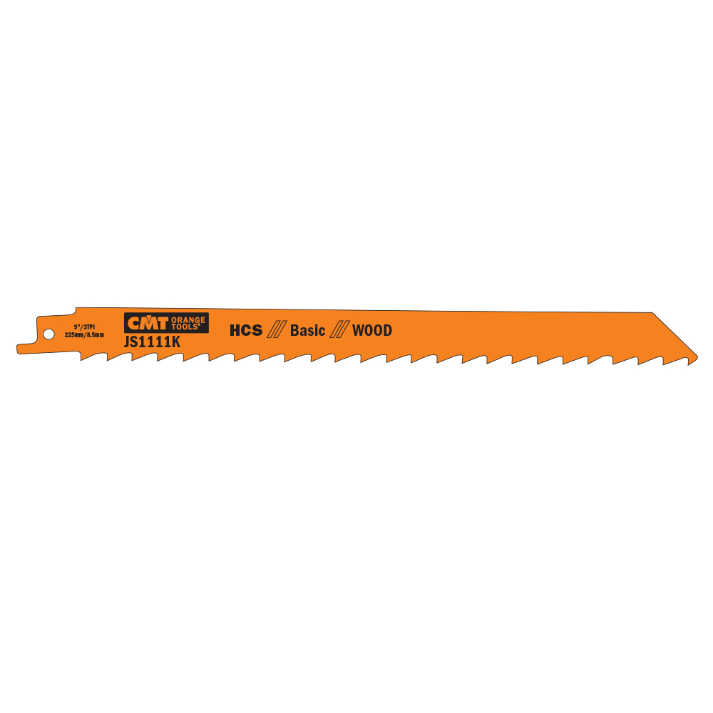 CMT Pílový list do chvostovej píly HCS Basic Wood 1111 K - L225, I205, TPI3 (bal 5ks) C-JS1111K-5