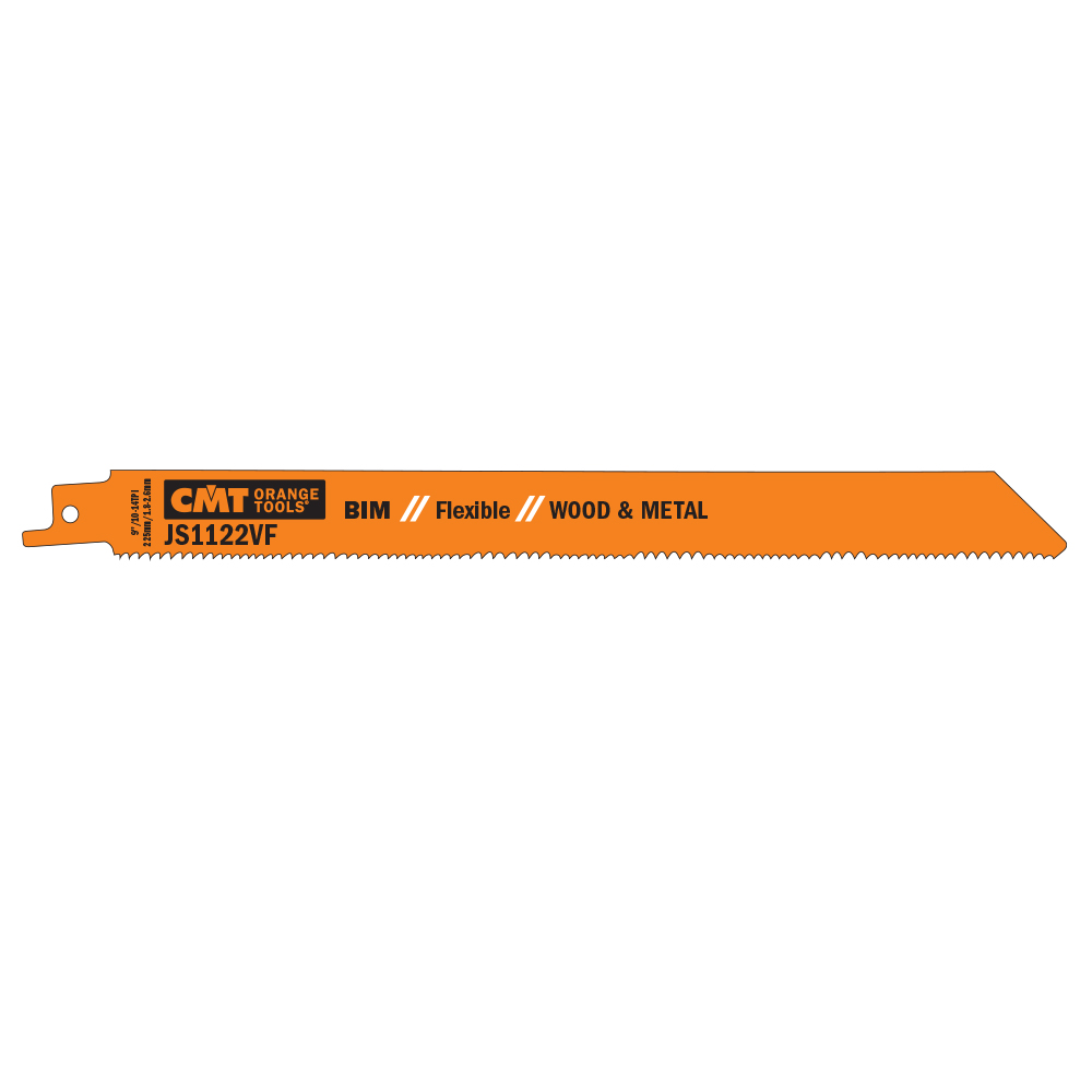 CMT Pílový list do chvostovej píly BIM Flexible Wood-Metal 1122 VF - L225, I205, TPI10-14 (bal 5ks) C-JS1122VF-5