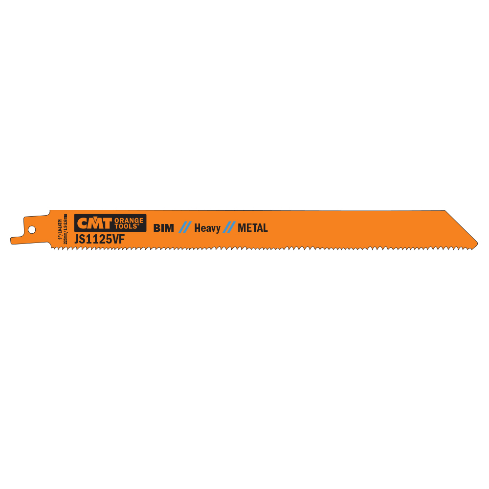 CMT Pílový list do chvostovej píly BIM Heavy Metal 1125 VF - L225, I205, TPI10-14 (bal 5ks) C-JS1125VF-5