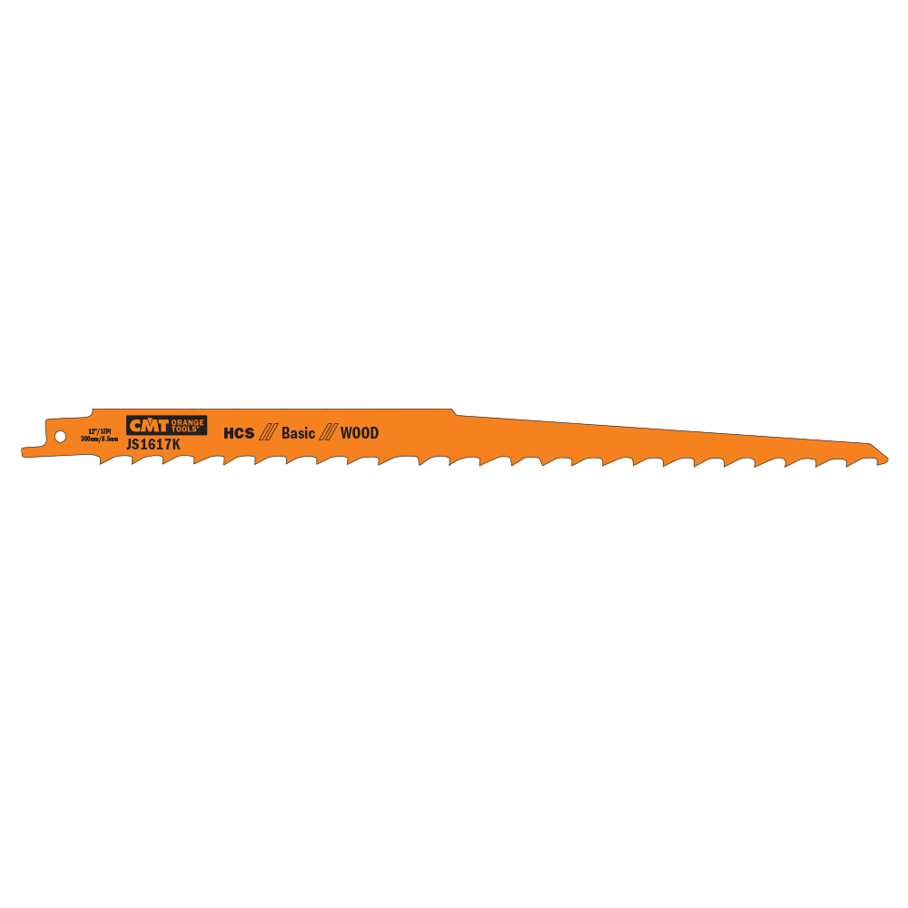 CMT Pílový list do chvostovej píly HCS Basic Wood 1617 K - L300, I280, TPI3 (bal 5ks) C-JS1617K-5