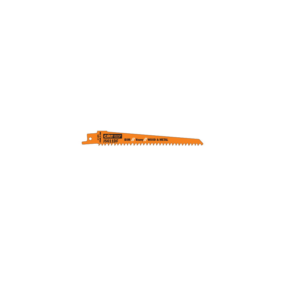CMT Pílový list do chvostovej píly BIM Heavy Wood-Metal 611 DF - L150, I130, TPI6 (bal 5ks) C-JS611DF-5