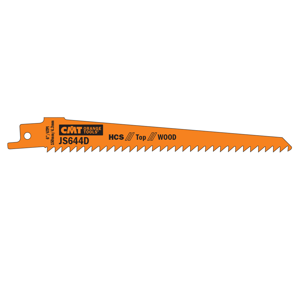 CMT Pílový list do chvostovej píly HCS Fine Wood 644 D - L150, I130, TPI6 (bal 5ks) C-JS644D-5