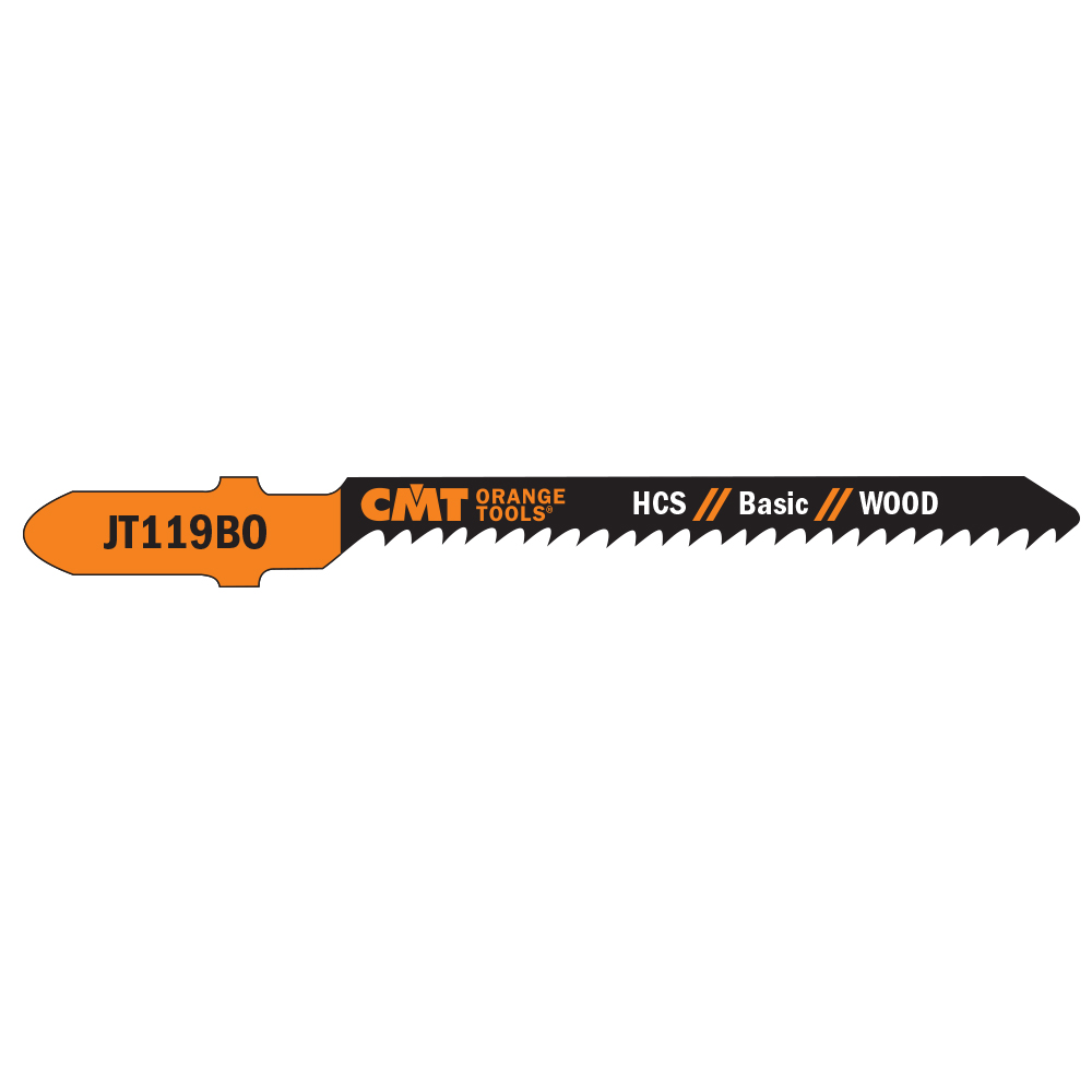 CMT Pílový list do priamočiarej píly HSS Basic Wood 119 B0 - L76 I50 TS2 (bal 5ks) C-JT119BO-5