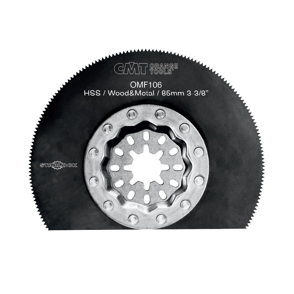 CMT Starlock Ponorný pílový list HSS, na drevo a kov - 85 mm C-OMF106-X1