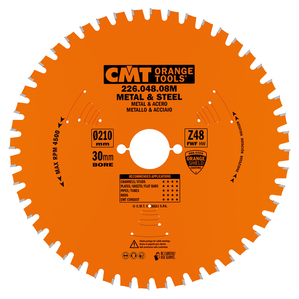 CMT Industrial Pílový kotúč na železo - D305x2,2 d25,4 Z80 HW C22608012