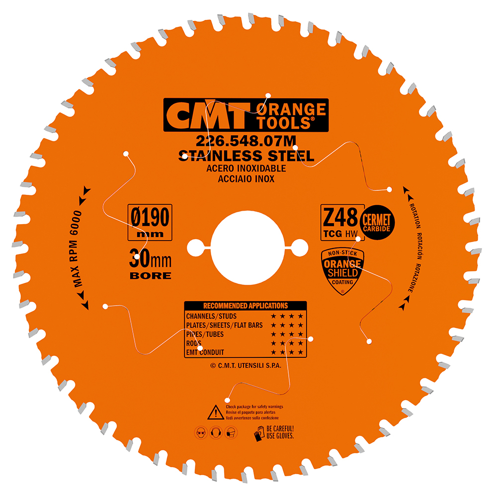 CMT XTreme Pílový kotúč na nehrdzavejúcu oceľ - D216x1,8 d30 Z56 HW C22655609M