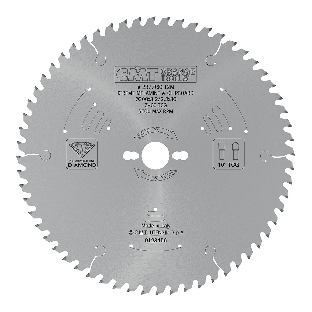 CMT Xtreme Diamantový kotúč na lamino a DTD - D300x3,2 d30 Z96 C23709612M