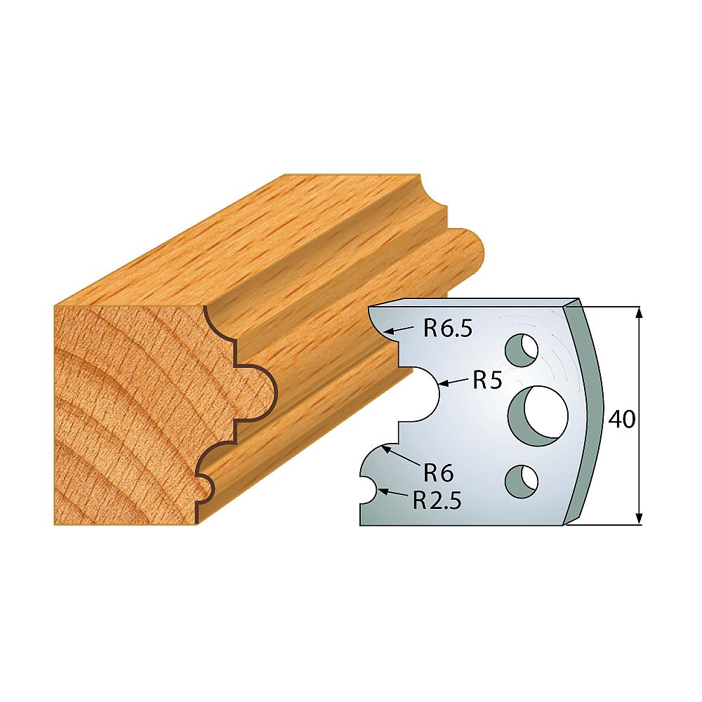 IGM Profil 036 - pár nožov 40x4mm SP F026-036