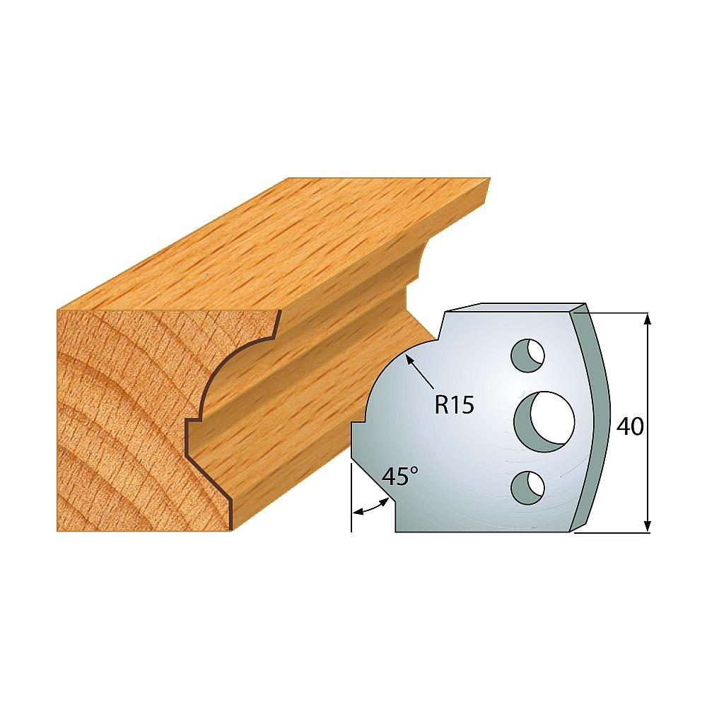 IGM Profil 037 - pár nožov 40x4mm SP F026-037