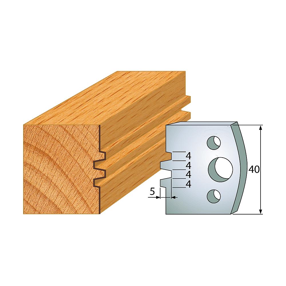 IGM Profil 075 - pár nožov 40x4mm SP F026-075