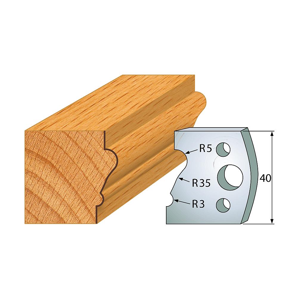 IGM Profil 081 - pár nožov 40x4mm SP F026-081