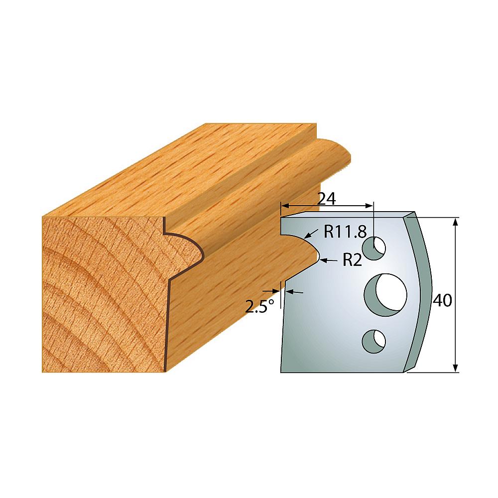 IGM Profil 135 - pár nožov 40x4mm SP F026-135
