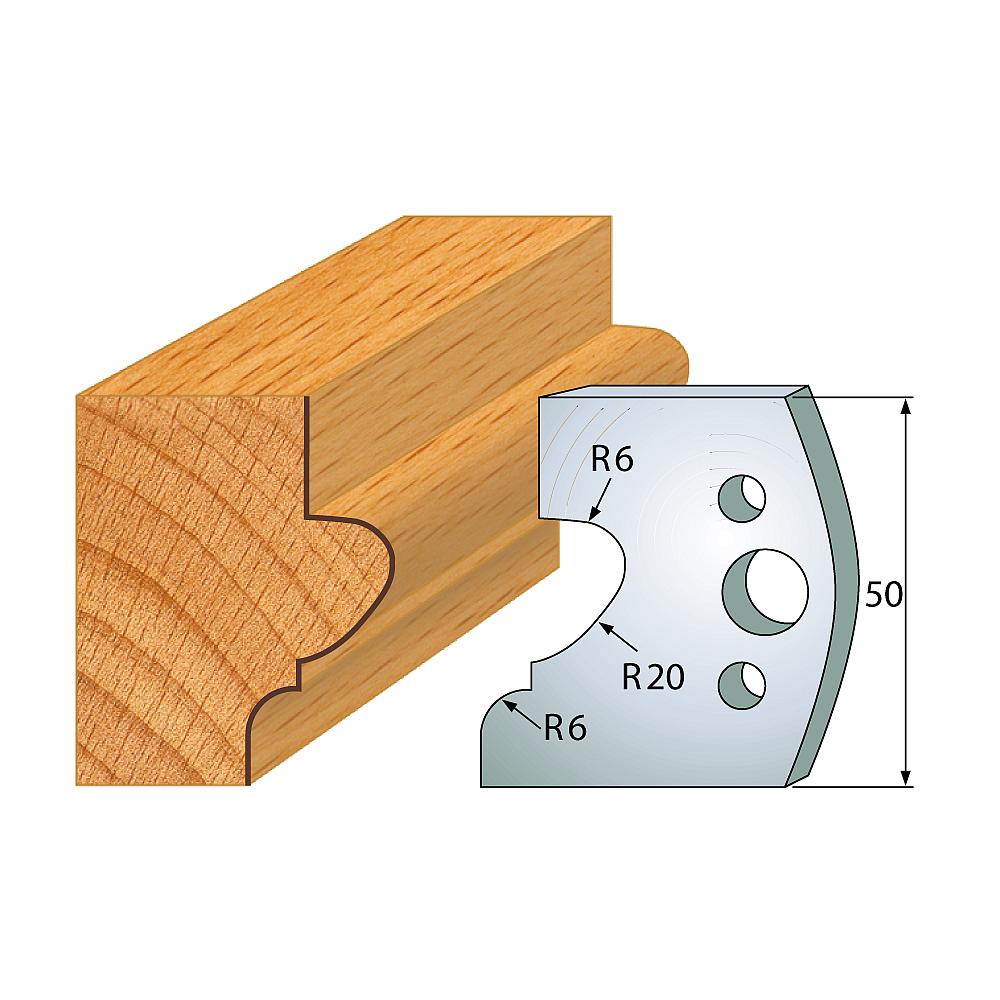 IGM Profil 505 - pár nožov 50x4mm SP F026-505