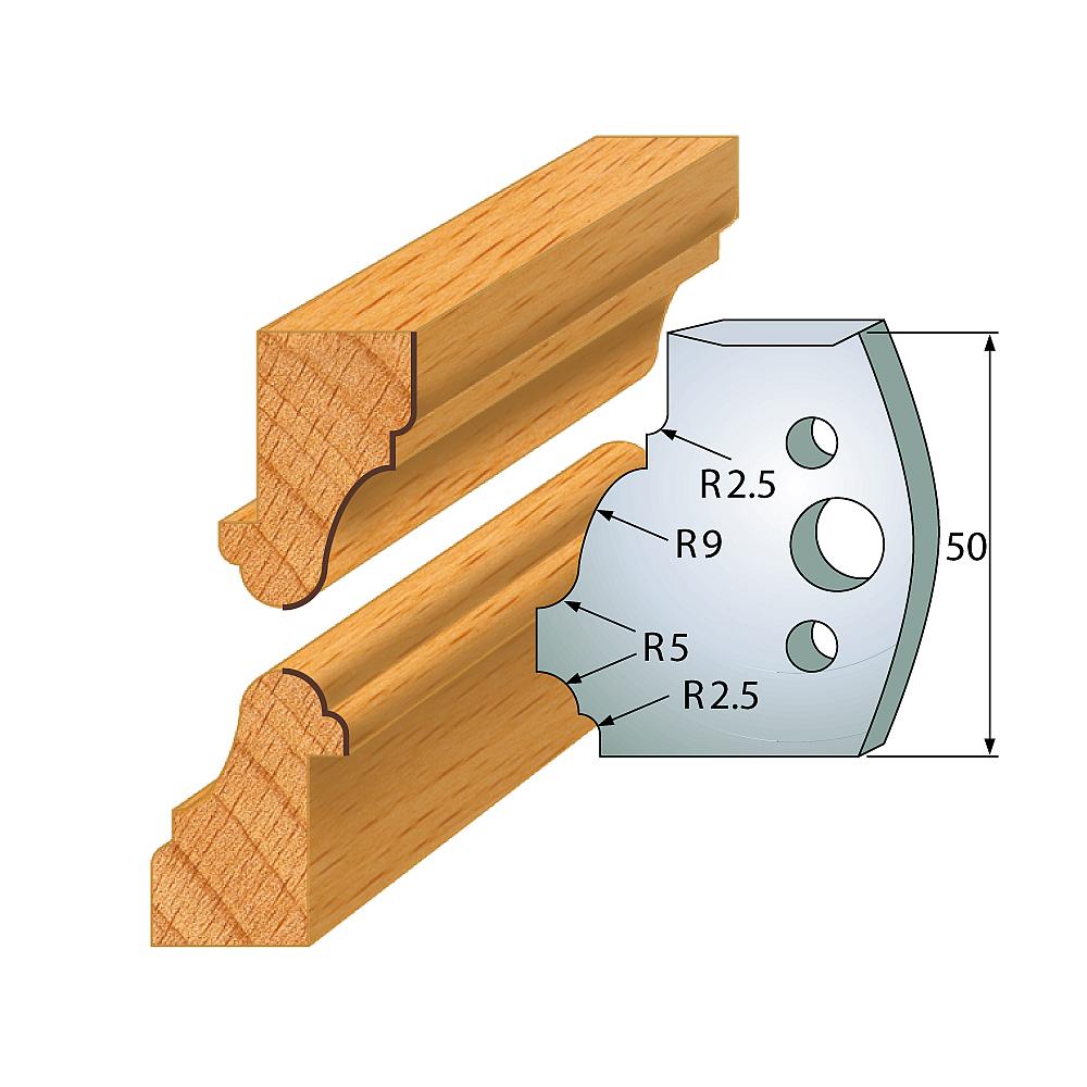 IGM Profil 558 - pár nožov 50x4mm SP F026-558