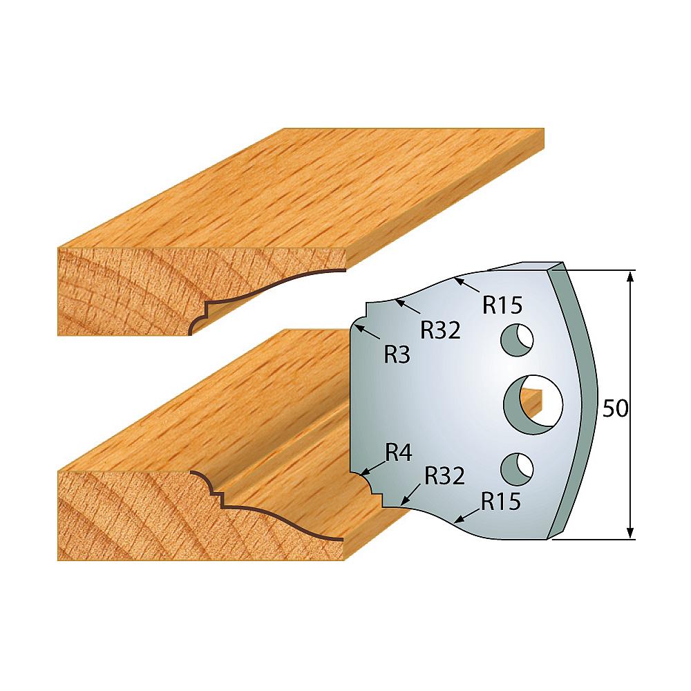 IGM Profil 568 - pár nožov 50x4mm SP F026-568