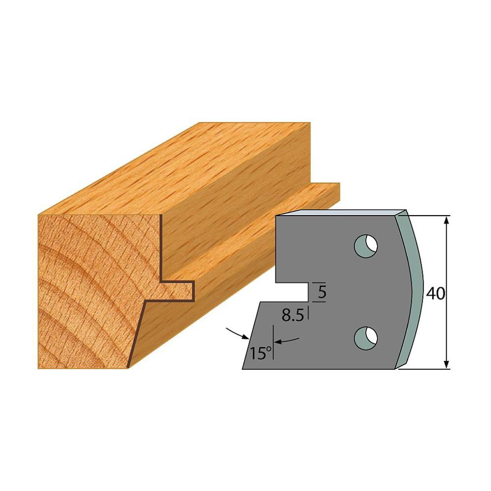 IGM Profil 085 - pár obmedzovačov 40x4mm SP F027-085