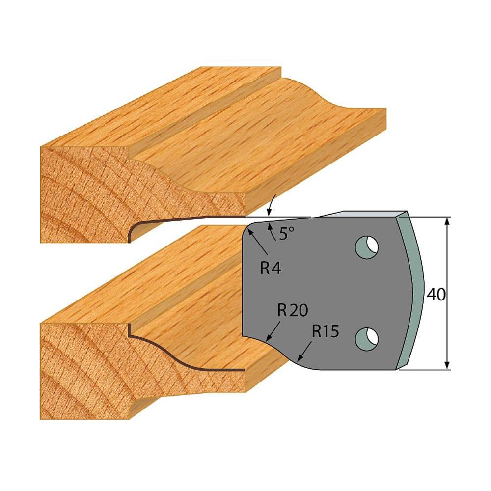 IGM Profil 100 - pár obmedzovačov 40x4mm SP F027-100