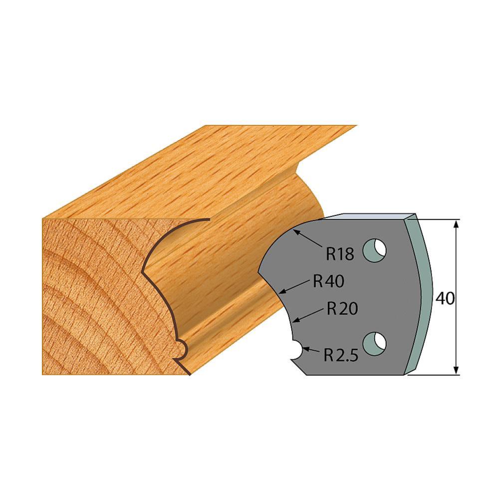 IGM Profil 123 - pár obmedzovačov 40x4mm SP F027-123