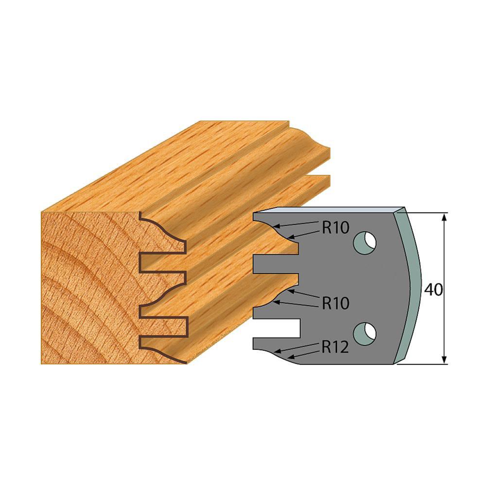 IGM Profil 124 - pár obmedzovačov 40x4mm SP F027-124